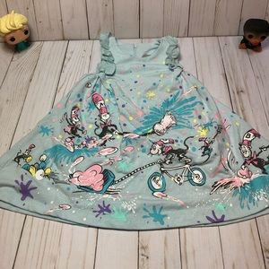 Dr. Suess blue dress